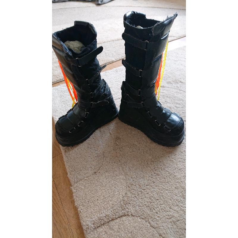 Gothic,punk,cyber boots size 8