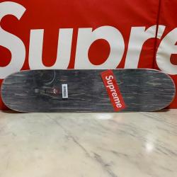 Supreme Smurfs Skateboard Red