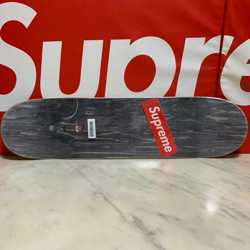 Supreme Smurfs Skateboard Red